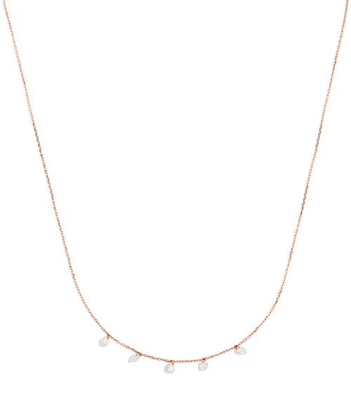 PERSEE Rose Gold and Diamond Danae Necklace | 玫瑰金鑽石達娜伊項鍊 (玫瑰金)