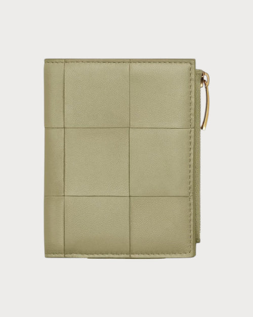BOTTEGA VENETA Small Bi-Fold Zip Wallet | 葆蝶家银包(多色)