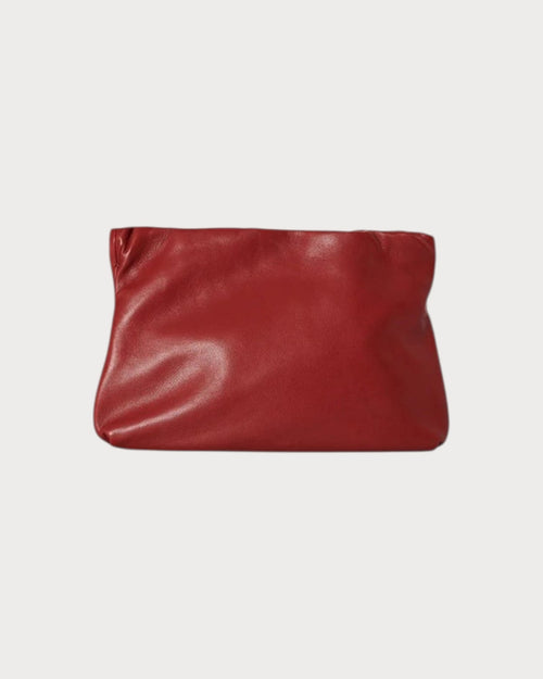 THE ROW Bourse Clutch in Leather | 手袋 (紅色)