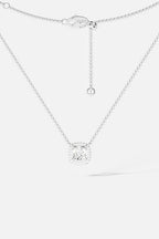 APM MONACO AC6789OX Adjustable Necklace with Small Square Stone | 小方石可調式項鍊 (銀色) - LondonKelly 英國名牌代購