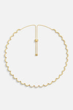 APM MONACO YC7731OX Wavy Gold Adjustable Necklace | 波浪黃金可調式頸鏈 (黃金款) - LondonKelly 英國名牌代購