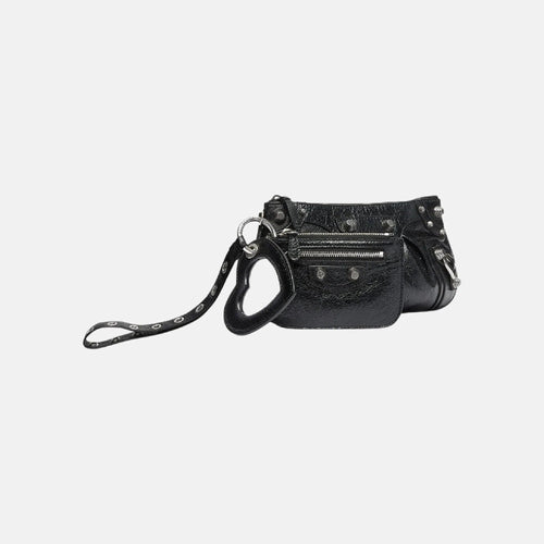 BALENCIAGA Le Cagole Mini Multipouch | 巴黎世家 迷你手袋 (黑色) - LondonKelly 英國名牌代購