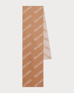 BALENCIAGA (W) Allover Logo Scarf(2 Colors) - LONDONKELLY 英國名牌代購
