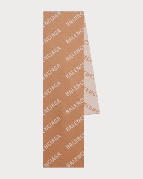 BALENCIAGA (W) Allover Logo Scarf(2 Colors) - LONDONKELLY 英國名牌代購