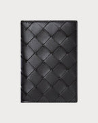 BOTTEGA VENETA Men's Intrecciato Flap Card Case | 葆蝶家 男仕銀包(黑色) - LONDONKELLY 英國名牌代購