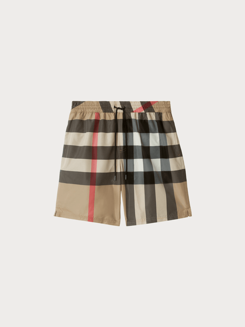 BURBERRY (M) Check Swim Shorts(Beige) - LONDONKELLY 英國名牌代購