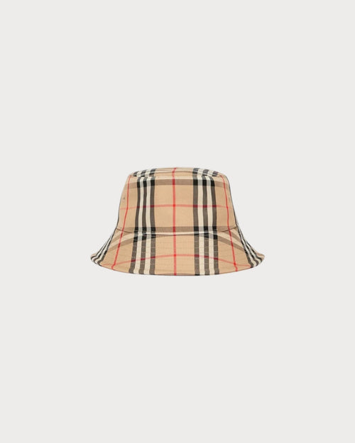 BURBERRY Vintage Check Bucket Hat | 博柏利 漁夫帽 (米色) - LONDONKELLY 英國名牌代購