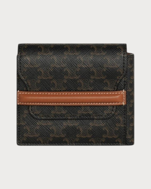 CELINE Men's Flap Origami Wallet | 賽琳 銀包 (啡色老花) - LONDONKELLY 英國名牌代購