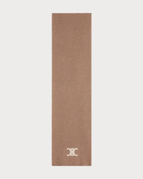 CELINE Triomphe Scarf | 賽琳 頸巾 (Camel)