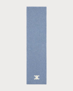 CELINE Triomphe Scarf | 賽琳 頸巾 (Blue)