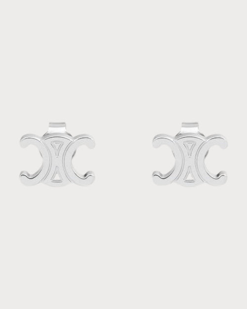 CELINE Triomphe Studs Earrings(2 Colors) - LONDONKELLY 英國名牌代購