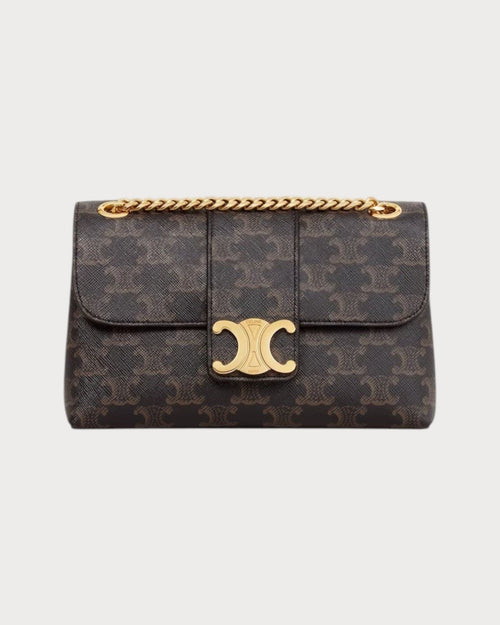 CELINE Victoire Bag Triomphe Canvas(Teen/Tan) - LONDONKELLY 英國名牌代購