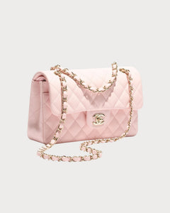 CHANEL A01112 Classic Flap Handbag Grained Calfskin(Medium/2 Colors) - LONDONKELLY 英國名牌代購