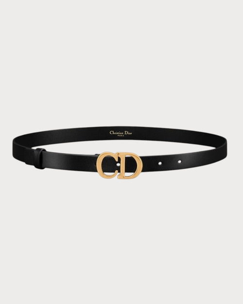 CHRISTIAN DIOR 20MM Saddle Belt | 迪奧 皮帶 (黑色) - LONDONKELLY 英國名牌代購