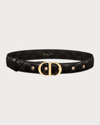 CHRISTIAN DIOR 30 Montaigne Belt | 迪奥 30蒙田皮带 (30mm/黑色) - LondonKelly 英国名牌代购