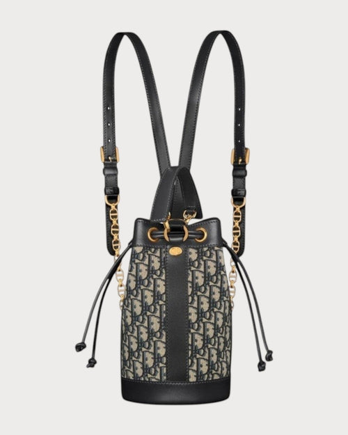 CHRISTIAN DIOR Dior Backpack Oblique Jacquard(Small/Blue) - LONDONKELLY 英國名牌代購