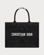CHRISTIAN DIOR Dior Book Tote Toile de Jouy Soleil Macrame Embroidery Oblique Embroidery Canvas(Medium/2 Colors) - LONDONKELLY 英國名牌代購