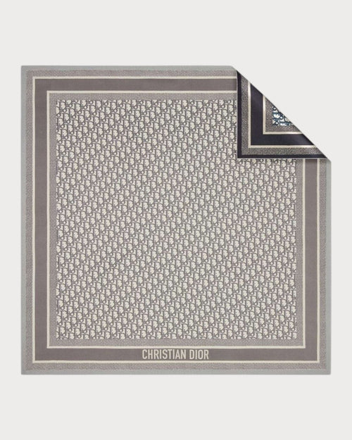 CHRISTIAN DIOR Dior Oblique Diortwin 90 Square Scarf | 迪奧 雙面絲巾 (多色) - LONDONKELLY 英國名牌代購