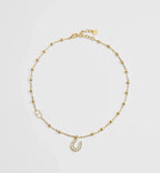 CHRISTIAN DIOR Lucky Dior Necklace | 迪奧 頸鏈 (白色) - LondonKelly 英國名牌代購