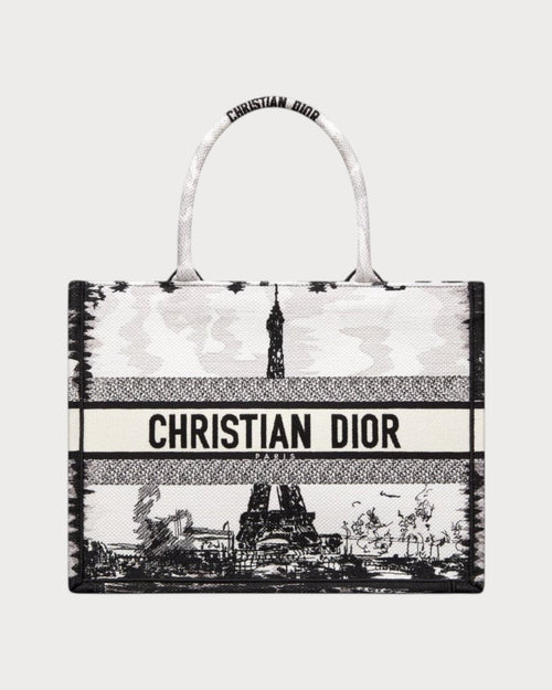 CHRISTIAN DIOR Medium Dior Book Tote Paris Embroidery | 迪奧 手提袋 (中碼/多色) - LondonKelly 英國名牌代購