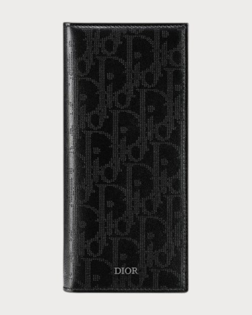 CHRISTIAN DIOR Men's Vertical Long Wallet | 迪奧 男仕長銀包 (黑色) - LONDONKELLY 英國名牌代購