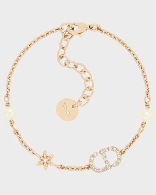 CHRISTIAN DIOR Petit CD Daisy Bracelet | 迪奧 手鏈 (金色) - LONDONKELLY 英國名牌代購