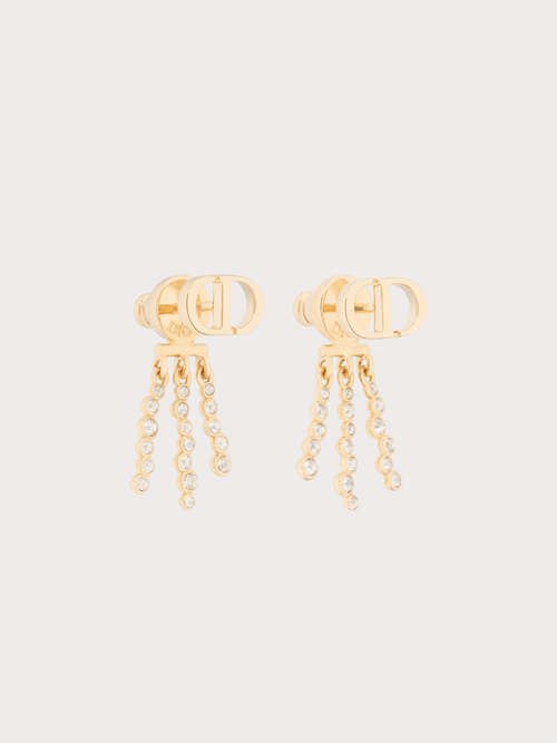 CHRISTIAN DIOR Petit CD Earrings(Gold) - LONDONKELLY 英國名牌代購