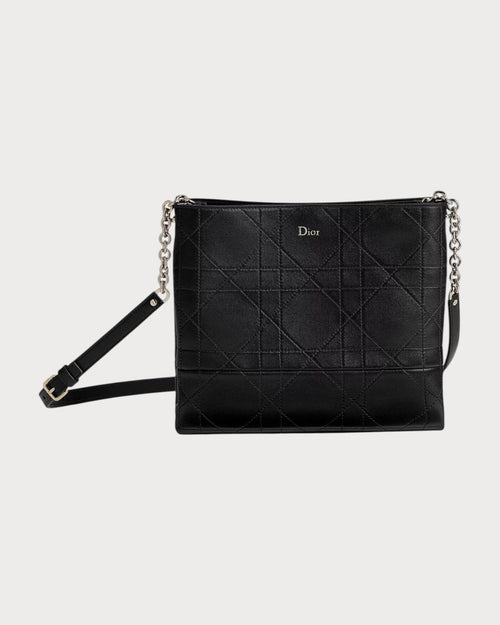 CHRISTIAN DIOR Trianon Bag with Chain Lambskin(Black) - LONDONKELLY 英國名牌代購