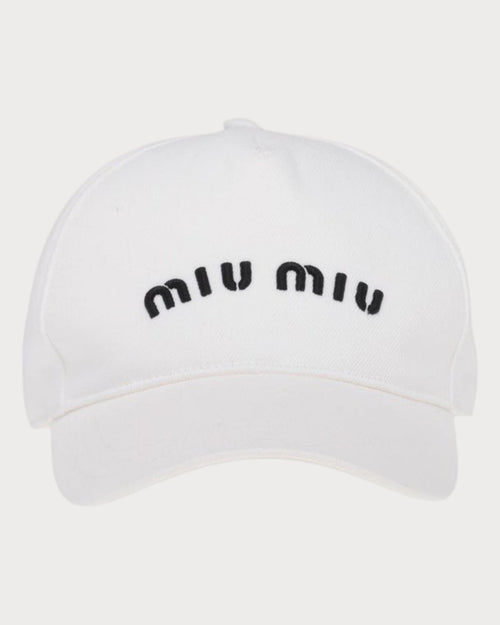 MIU MIU Drill棒球帽(白色)