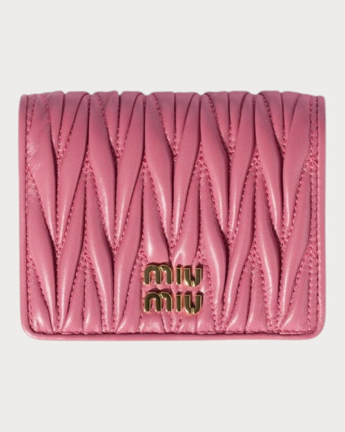 MIU MIU Matelasse Nappa Leather Wallet | 繆繆 銀包 (多色)