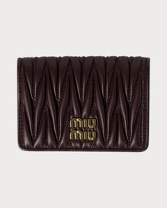 MIU MIU Nappa Leather Card Holder | 缪缪卡套银包(多色) 