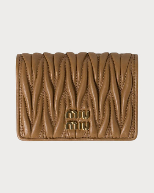 MIU MIU Nappa Leather Card Holder | 缪缪卡套银包(多色) 