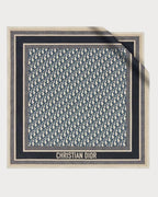 CHRISTIAN DIOR Oblique Diorwin 70 Square Scarf | 迪奧 老花絲巾 (藍色老花)