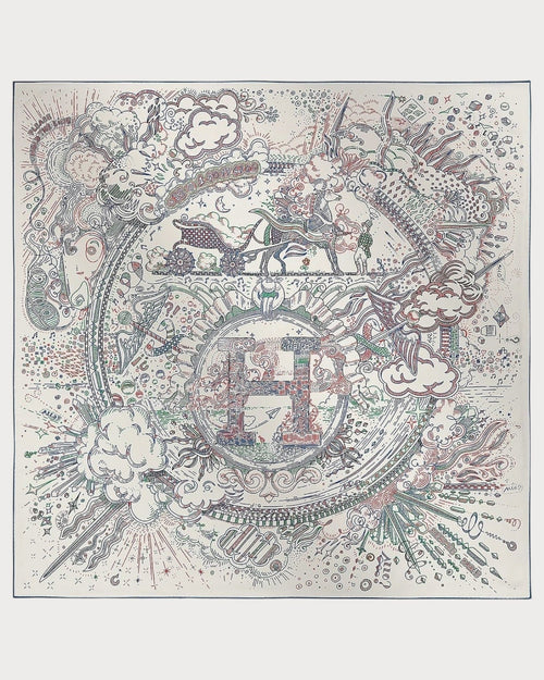 HERMES Please Hold The Line Scarf 90 | 愛馬仕 絲巾 (多色) - LONDONKELLY 英國名牌代購