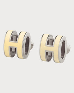 HERMES Silver Mini Pop H Earrings | 爱马仕 耳环 (迷你/多色) - LONDONKELLY 英国名牌代购