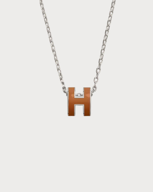 HERMES Silver Mini Pop H Pendant | 爱马仕 颈链 (迷你/多色) - LONDONKELLY 英国名牌代购