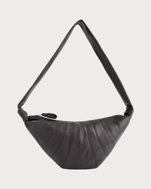 LEMAIRE Men's Croissant Medium Leather Cross - Body Bag | 男仕手袋 (深啡色) - LONDONKELLY 英國名牌代購