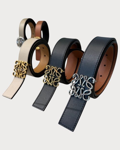 LOEWE Reversible Anagram Belt in Smooth Calfskin | 羅意威 雙面皮帶 (多色) - LONDONKELLY 英國名牌代購