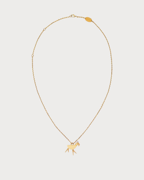 LORO PIANA Baby Goat Necklace | 諾悠翩雅 頸鏈 (金色) - LONDONKELLY 英國名牌代購