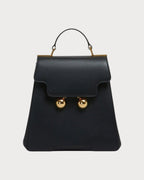 MARNI Black Leather Trunkaroo Backpack | 瑪尼 背囊 (黑色) - LONDONKELLY 英國名牌代購