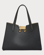 MARNI Black Leather Trunkaroo Tote Handbag | 瑪尼 手提袋 (黑色) - LondonKelly 英國名牌代購