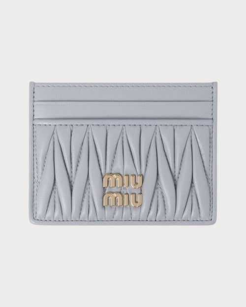 MIU MIU Matelasse Nappa Leather Card Holder | 繆繆 卡套 (多色) - LONDONKELLY 英國名牌代購
