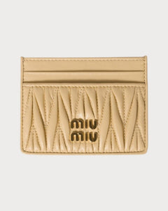 MIU MIU Matelasse Nappa Leather Card Holder | 繆繆 卡套 (多色) - LONDONKELLY 英國名牌代購