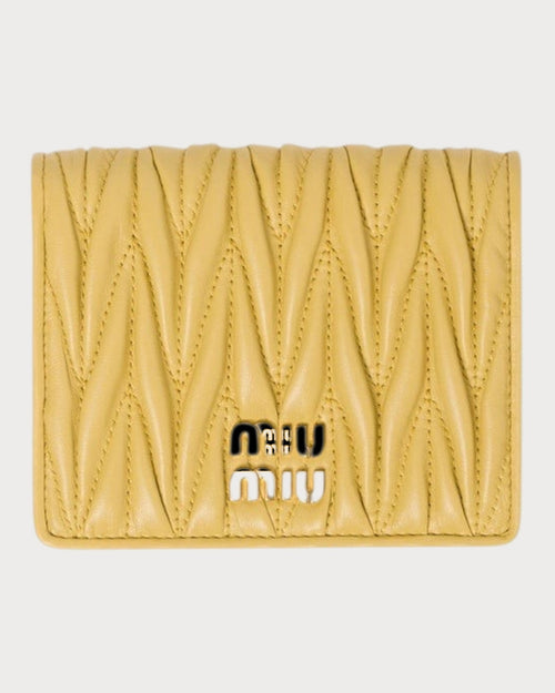 MIU MIU Matelasse Nappa Leather Wallet | 繆繆 銀包 (多色) - LONDONKELLY 英國名牌代購