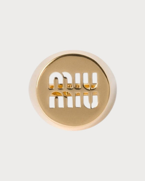 MIU MIU Signet Ring | 繆繆 戒指 (金色) - LONDONKELLY 英國名牌代購