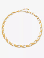 MONICA VINADER Nura 18ct Yellow - Gold Plated Vermeil Sterling Silver Choker | 頸鏈 (金色) - LondonKelly 英國名牌代購