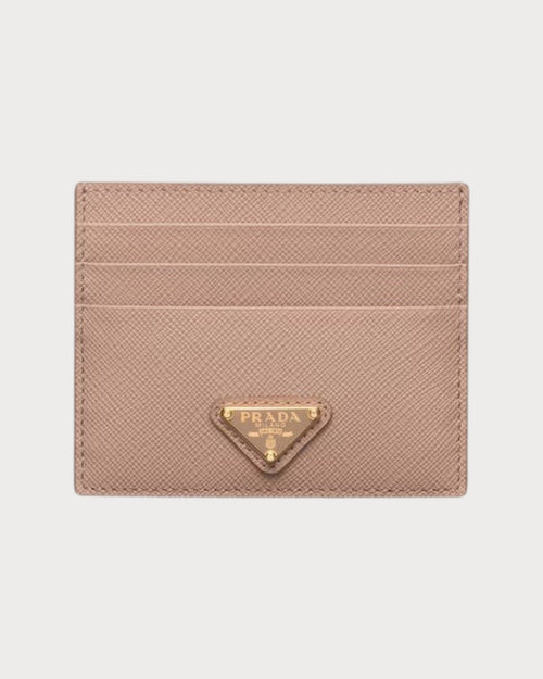 PRADA 1MC025 Saffiano Leather Triangle Logo Card Holder | 普拉達 卡套 (多色) - LONDONKELLY 英國名牌代購