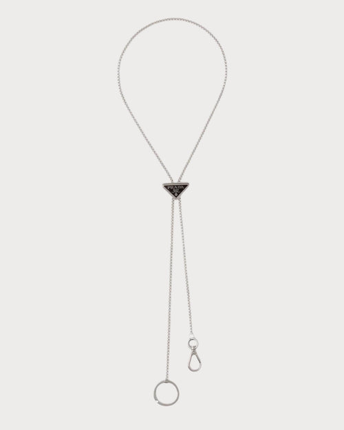 PRADA 1PS052 Metal Keychain Necklace | 普拉達 頸鏈 (多色) - LONDONKELLY 英國名牌代購