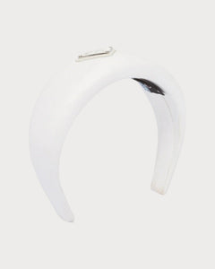 PRADA Re-Nylon Headband | 普拉達 頭飾 (White)