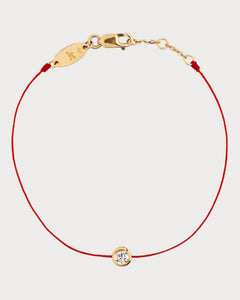 REDLINE Yellow Gold So Pure Bracelet | 紅繩 手鏈 (0.2CT/多色) - LONDONKELLY 英國名牌代購